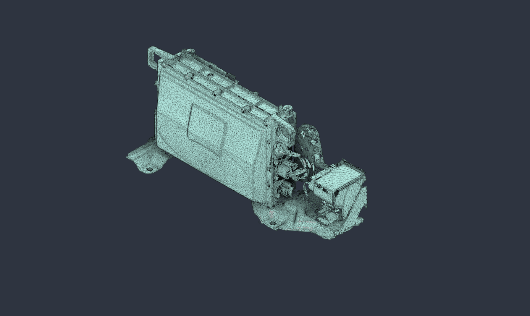 EM61 Nissan Leaf Onboard Charger 3D Scan