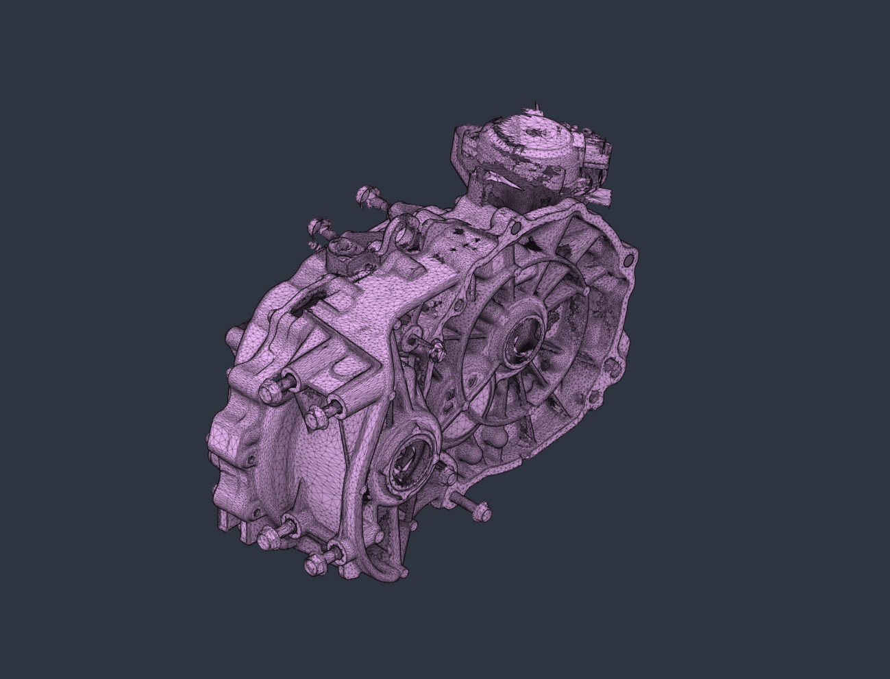 EM61 Nissan Leaf Gear Unit 3D Scan